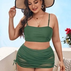 Plus size bikini set